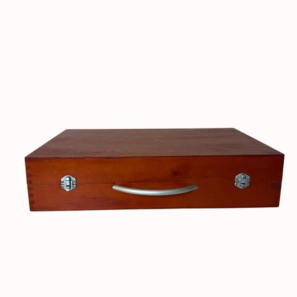 Gallery Wooden Art Supply Box Set 129 Pieces Paints Brushes Pastels Pencils - Ga - Picture 11 of 16